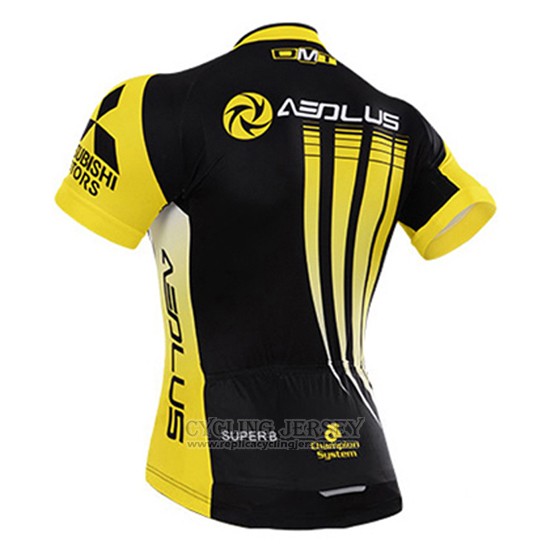 Cycling Jersey To The Fore Yellow and Black Short Sleeve and Bib Short